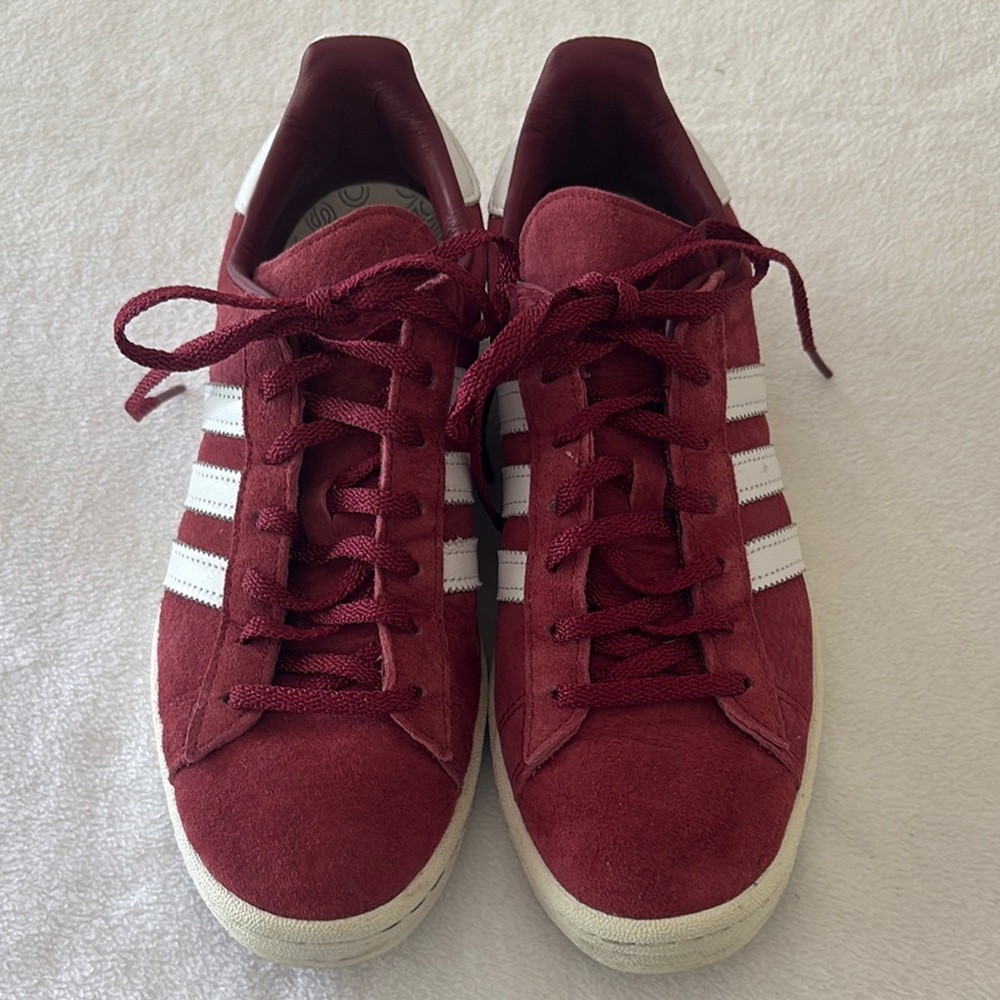 Adidas Red Suede Sneakers 7 M 9 W 40 EU